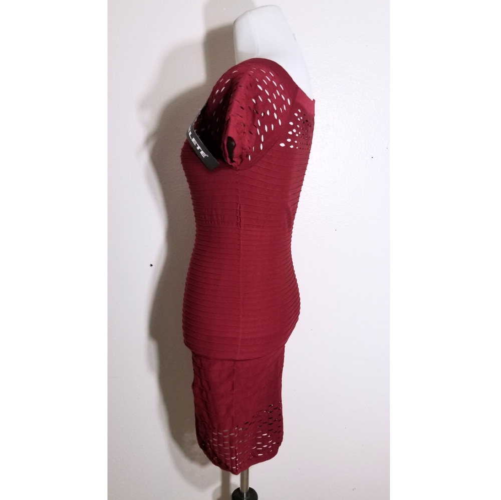 NWT Sexy Red Bodycon Dress - Picture 4 of 6